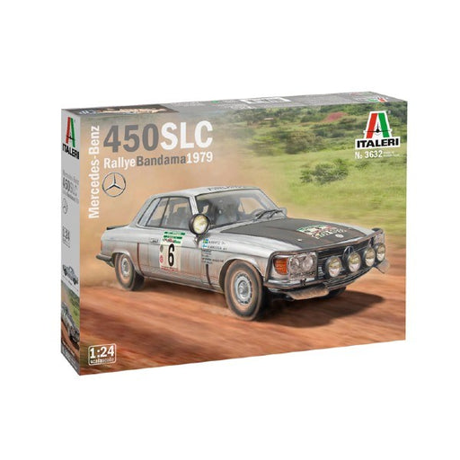 Italeri 3632 1/24 Mercedes-Benz 450SLC - Rallye Bandama 1979 (7882815373549)