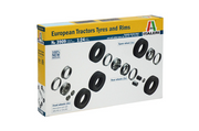 Italeri 3909 1/24 European Tractor Tyres and Rims (8941167575277)