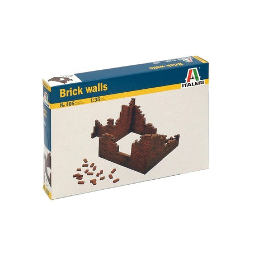 Italeri 405 1/35 Damaged Brick Walls (WWII) (7882815570157)