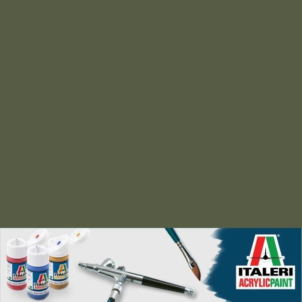 Vallejo by Italeri 4315 Flat Olive Drab (F.S. 34088) Acrylic 20ml - Hobby City NZ
