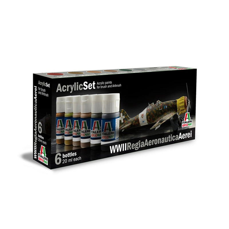 Vallejo by Italeri 437AP Paint REGIA AERONAUTICAL - 6 PCS