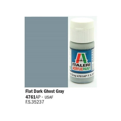 Vallejo by Italeri 4761 - FLAT DARK GHOST GREY - Hobby City NZ