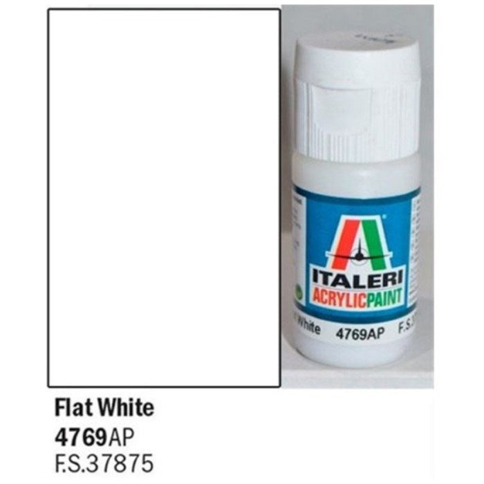 Vallejo by Italeri 4769 Flat White (F.S. 37875) Acrylic 20ml (7892909097197)