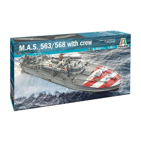 Italeri 5626 1/35 M.A.S. 563/568 with Crew - Hobby City NZ (7882816979181)