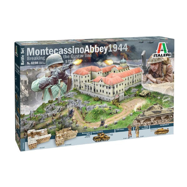 Italeri 6198 1/72 Battle Set: Montecassino Abbey 1944 - Breaking the Gustav Line - Hobby City NZ (7882817994989)