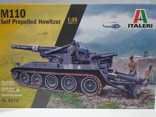 Italeri 1/35 6574 M110 Self Prpelled Howitzer - Hobby City NZ (7654703038701)