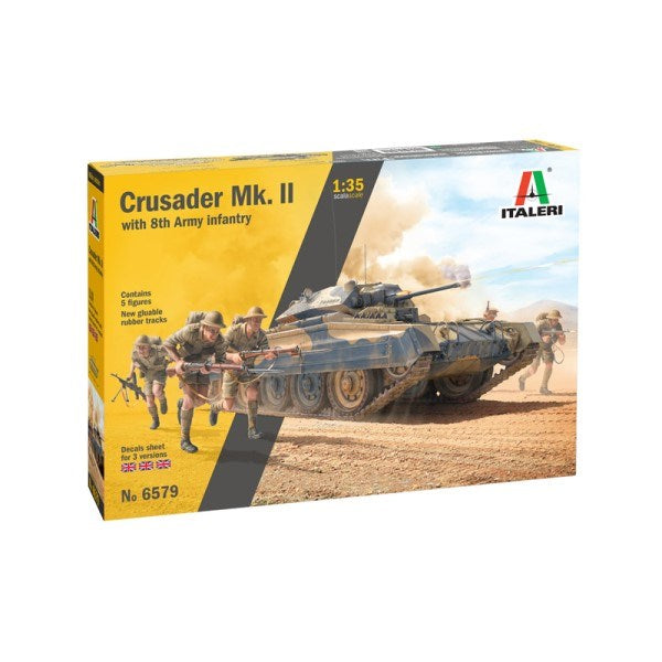 Italeri 6579 1/35 CRUSADER MK.II W/8TH ARMY - Hobby City NZ (7546234470637)