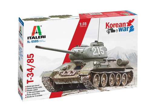 Italeri 6585 1/35 T34/85 KOREAN WAR COMMUNISTS (8346759790829)