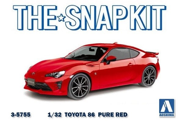 Aoshima 5755 1/32 TOYOTA 86 PURE RED (8806065406189)