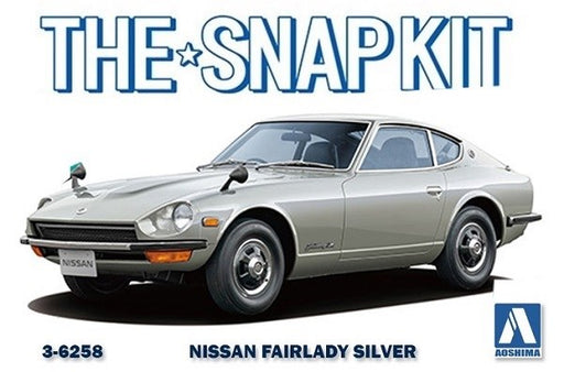 Aoshima 6258 1/32 NISSAN S30 FAIRLADY Z - SILVER (8806067667181)