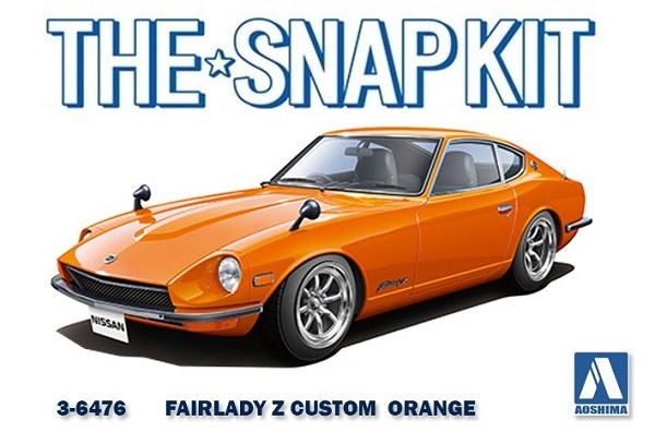 Aoshima 6476 1/32 NISSAN S30 FAIRLADY Z CUSTOM ORANGE (8806069502189)