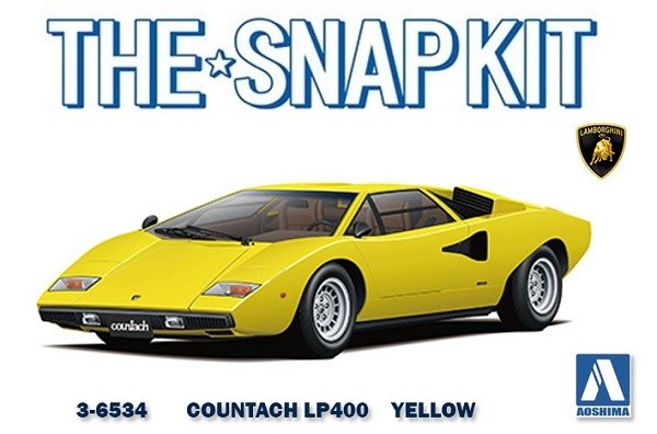Aoshima 6534 1/32 LAMBO COUNTACH LP400 - YELLOW