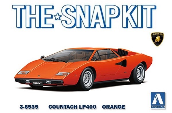 Aoshima 6535 1/32 LAMBO COUNTACH LP400 - ORANGE (8806069928173)