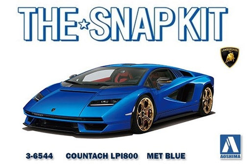 Aoshima 6544 1/32 LAMBO COUNTACH LPI800 - MET BLUE (8806070812909)