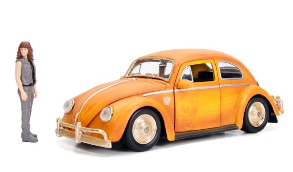 Jada 30114 1/24 TF6 - VW BEETLE BUMBLEBEE W/FIG (8294594052333)