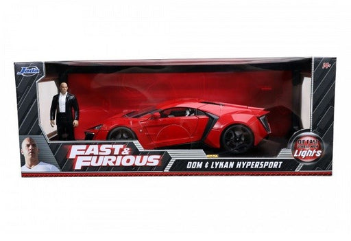Jada 31140 1/18 Lykan Hypersport w/Dom Figurine and Working Lights - Fast and Furious (7546177519853)