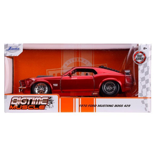 Jada 31648 1/24 1970 Ford Mustang Boss 429 (Candy Red) - BigTime Muscle (8137532342509)