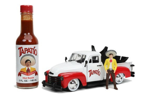 Jada 31968 1/24 1953 Chevy Pickup w/Charro Man Figurine - Tapatio Hot Sauce (8278325100781)