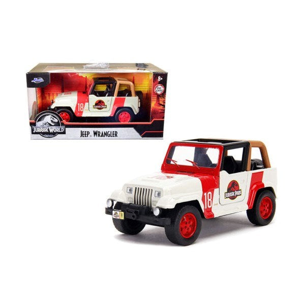 Jada 32129 1/32 1992 Jeep Wrangler "Jurassic Park" - Jurassic World (8278363996397)