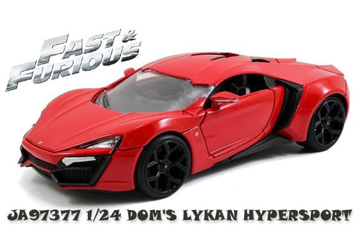 Jada 97377 1/24 Dom's Lykan Hypersport (Red) - Fast and Furious (7521351663853)