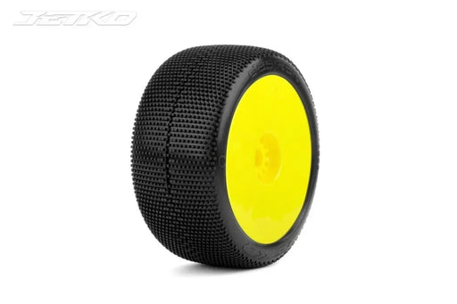 Jetko JKO1203DYUSG DESIRER 1/8 Truggy Dish Yellow Rim Ultra Soft Glued (9250493759725)