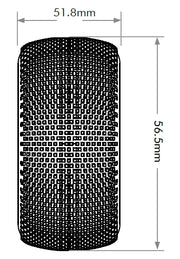 Jetko JKO2101US6228BG 1/10 2.2 Stadium Truck-DESIRER/Ultra Soft/Insert (9250494152941)