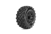 Jetko JKO3105CBMSGB 1/10 SC 2.2/3.0 EX-WASTELAND/Claw Rim/Black/Medium Soft/Glued/Belted MTD Tires (2) (9250494513389)