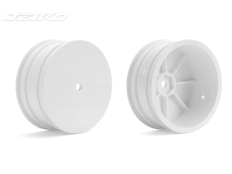 Jetko JKO6113WH 1/10 Buggy 4WD Front Wheel/Rim (White) 2PCS (9250494709997)
