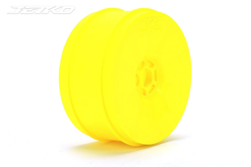 Jetko Truggy Dish Yellow RC Wheel 4 Pack 1/8 Scale