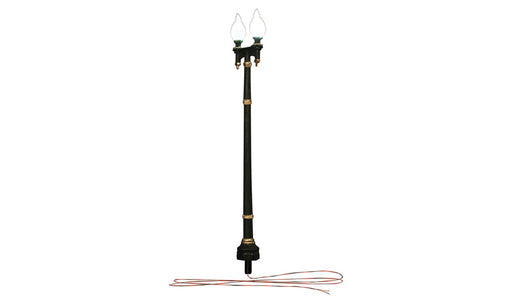 Woodland Scenics JP5640 N Street Lights Double Lamp Post (3) (6660649680945)