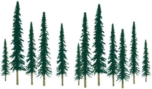 JTT Scenery 92032 152-254mm Cedar Trees (12) (8346420576493)