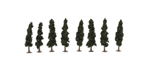 JTT Scenery 92134 Conifer Trees 4- 4.5" (8) (8346420871405)