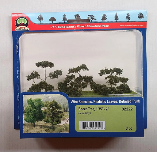 JTT Scenery 92222 Beech Trees 44- 50mm (3) (8346422083821)