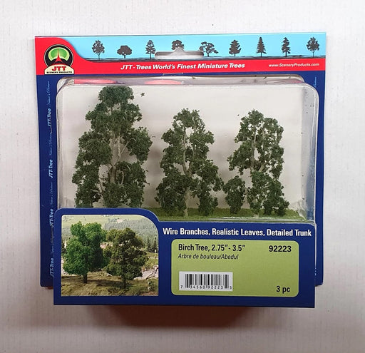 JTT Scenery 92223 Birch Trees 70- 89mm (3) (8346422149357)