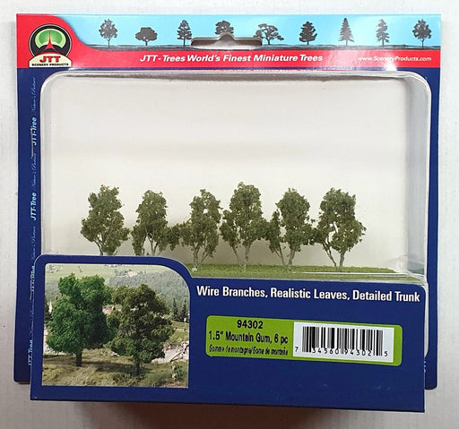 JTT Scenery 94302 Mountain Gum Trees 38.1mm(6) (8346423066861)