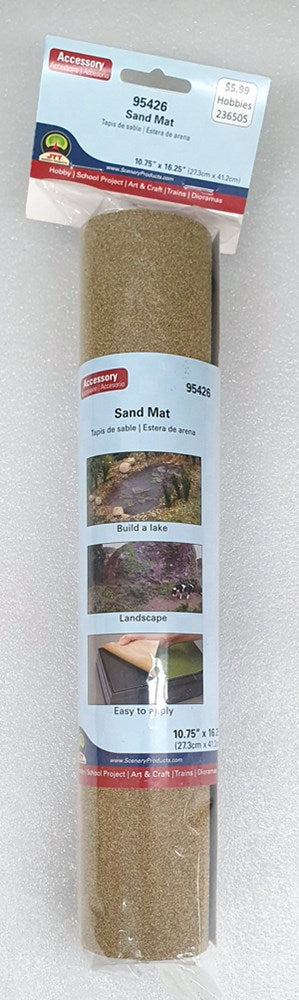 JTT Scenery 95426 Sand Mat (273x412mm) (7716353212653)