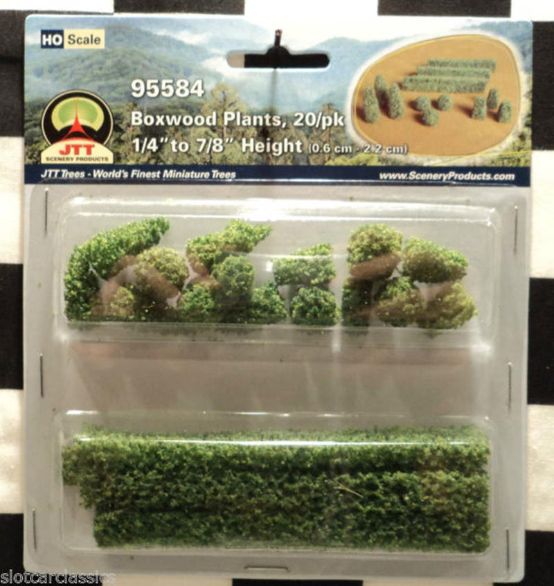 JTT Scenery 95584 1/100 Boxwood Plant (20) (8324630315245)