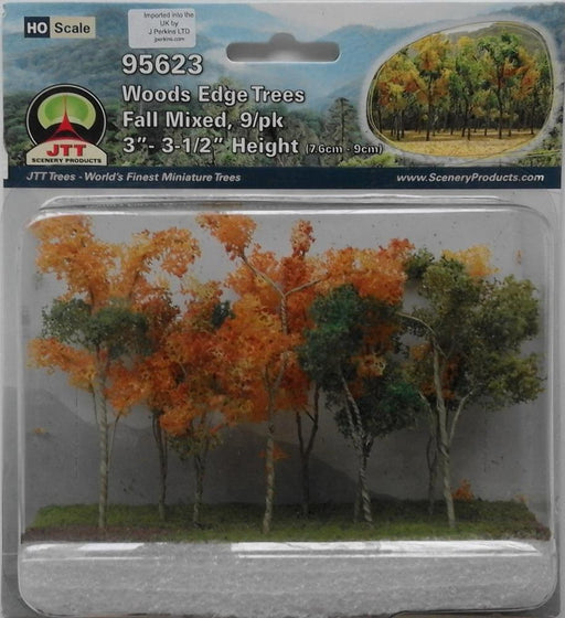 JTT Scenery 95623 1/100 Wood Edge Trees Fall Mix (8324630937837)
