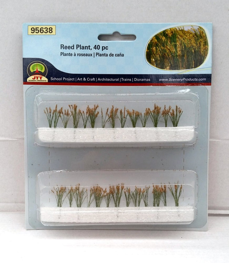 JTT Scenery 95638 HO Scale Reeds (40 Pack) (8531164299501)