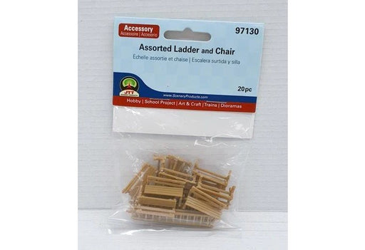 JTT Scenery 97130 Assorted Ladder & Chairs (20) (8346424836333)