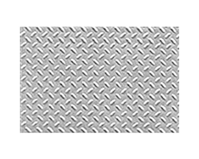 JTT Scenery 97454 Z Scale Plastic Pattern Sheet Tread Plate (2 Pack)