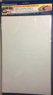 JTT Scenery 97458 1/24 G Scale Styrene Tread Plate - 7.5 x 12" (2pk) - Hobby City NZ