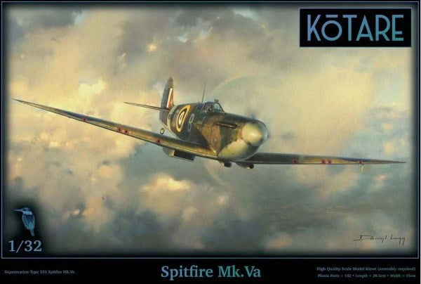 Kotare Models K32002 Kotare 1/32 Spitfire Mk.Va (9008863740141)