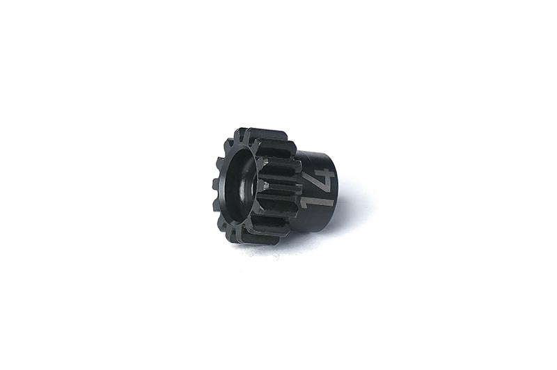 Koswork KOS03006-14 Mod 1 M1 14T Lightweight Hardened Steel Pinion Gear (for 5mm shaft, w/high torque set screw) (9001928884461)