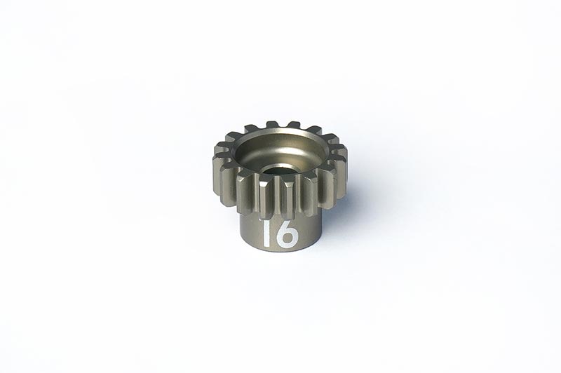 Koswork KOS03009-16 Mod 1 M1 16T Aluminum Lightweight Pinion Gear (for 5mm shaft, w/high torque set screw) (9001929113837)