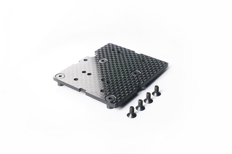 Koswork KOS04081-08 Tekno Carbon ESC Speed Controller Tray MT410/SCT410 2.0 (9001929343213)