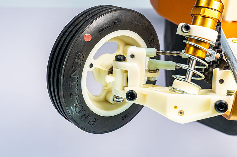 Koswork KOS04191-15 RC10 King Pin 27.7mm Hardened Hinge Pin w/locknuts (2) Team Associated (9001929965805)