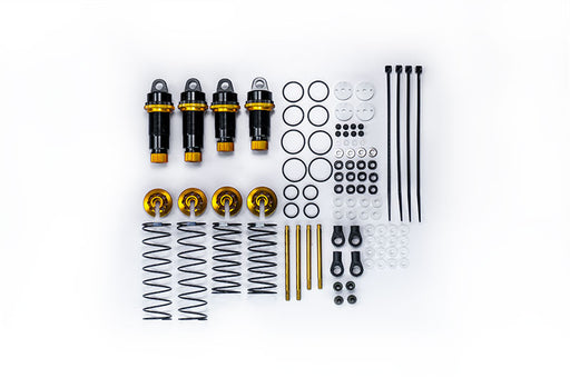 Koswork KOS04191-5GD RC10 12mm Gold Big Bore Buggy Shock Set (F & R) Team Associated (9001930096877)