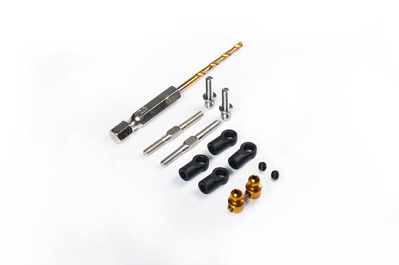 Koswork KOS04305ROD Upgrade Rear Anti-Roll Bar Linkage Set for Kyosho OTW102B/OTW135/UTW005B (9001930719469)
