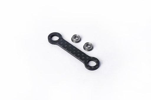 Koswork KOS04334 Kyosho Mid Optima 2022 Carbon Steering Link Plate Set (w/bearings) (9001931079917)